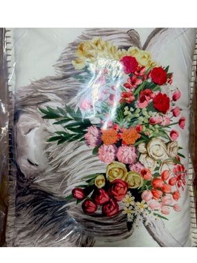 Highland cow pillow 14x20”